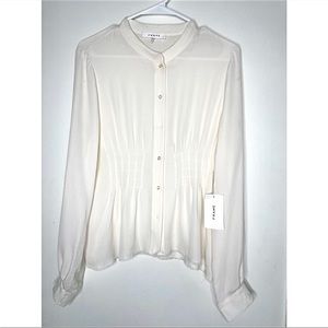 Frame blouse large NWT 100% silk